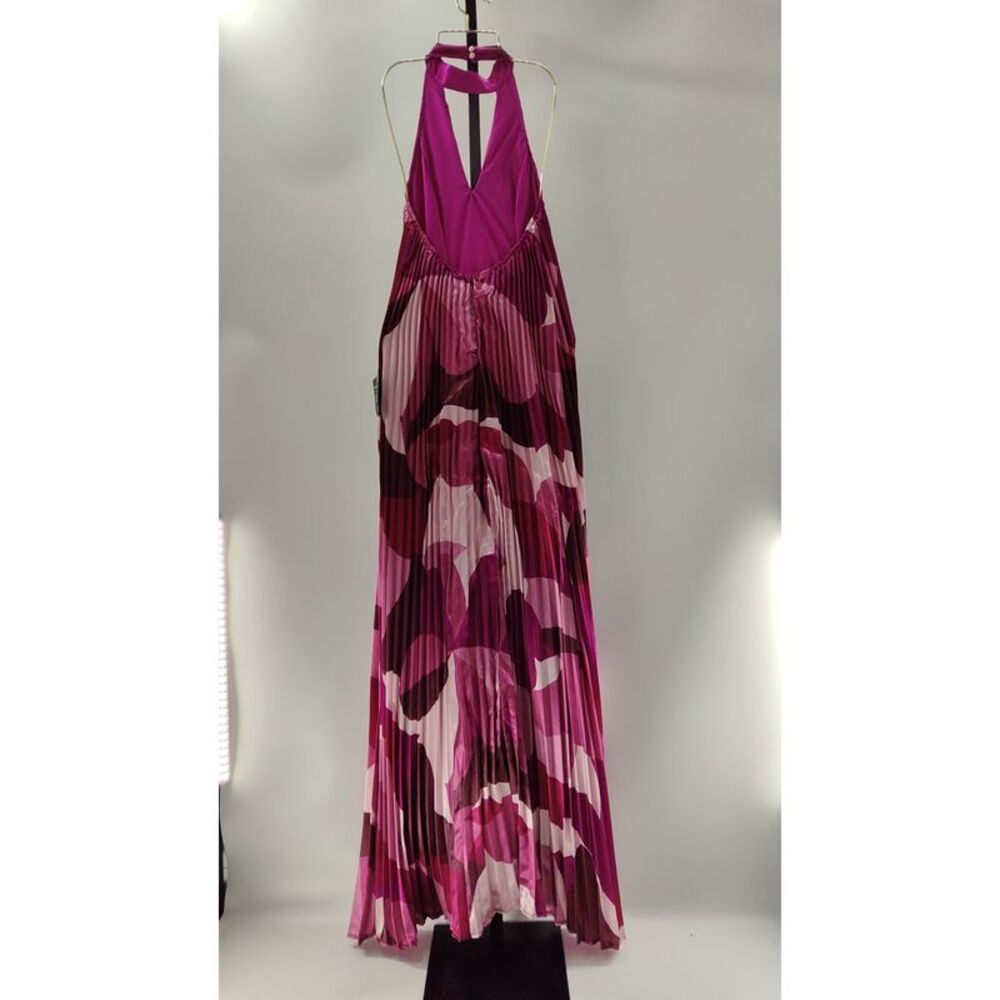 Lulu's Pink and Purple Halter Maxi Dress - Picture 2 of 2